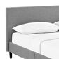 Modway Anya Fabric Queen Platform Bed in Beige, , large