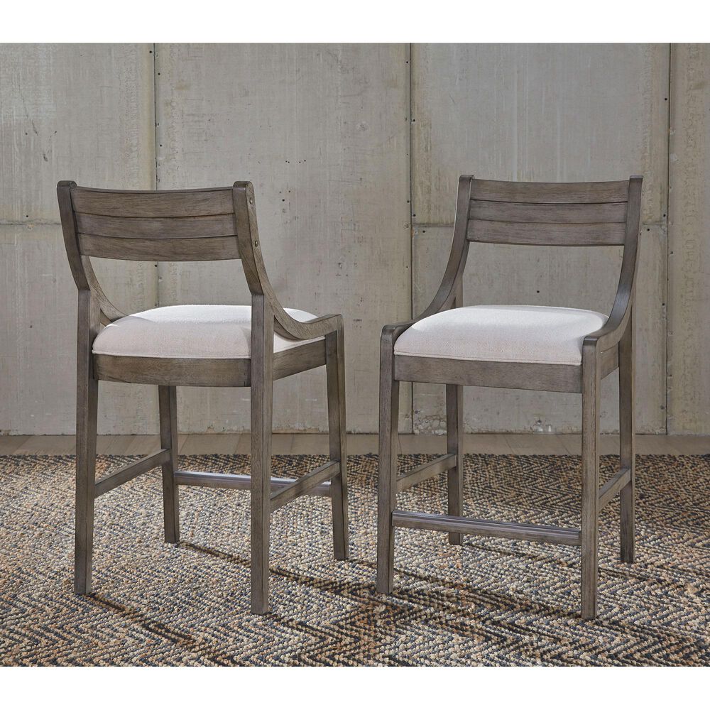 Legacy Classic Greystone 7-Piece Dining Room Set in Ash Brown, , large