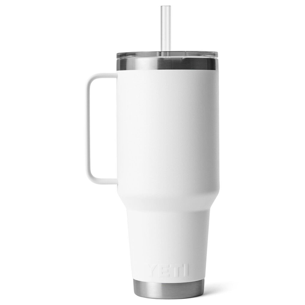 YETI Rambler 42 Oz Straw Mug with Straw Lid in White, , large