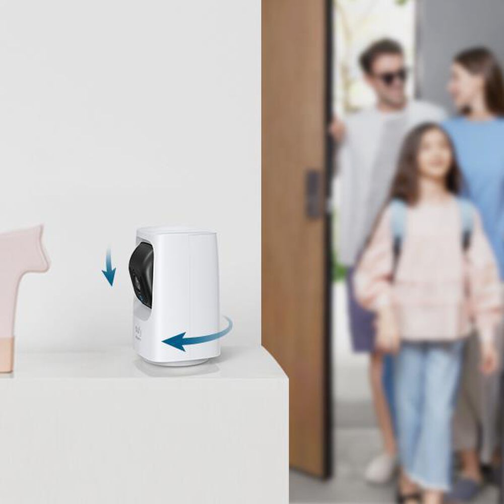 eufy Indoor 2K HD Mini Security Camera in White, , large