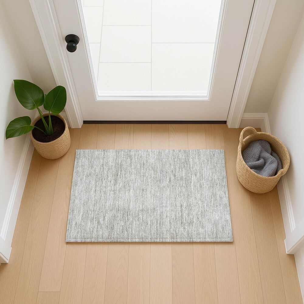 Dalyn Rug Company Soft Essentials Solid Linen 2'6" x 3'10" Indoor/Outdoor Area Rug, , large