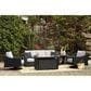 Ashley Beachcroft Sofa with Light Gray Cushion in Black, , large