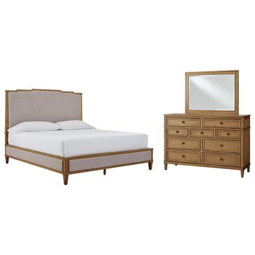 Ashley Sharlance 3-Piece King Panel Bedroom Set in Light Brown, , large