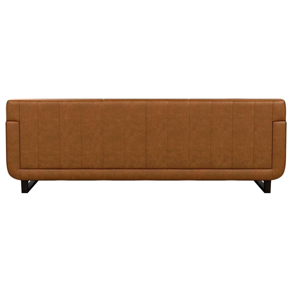 Kuka Home Stationary Leather Sofa and Chair Set in Camel, , large