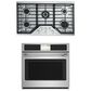 Cafe 2-Piece Kitchen Package with 30" Smart Built-In Convection Single Wall Oven and 36" Gas Cooktop in Stainless Steel, , large