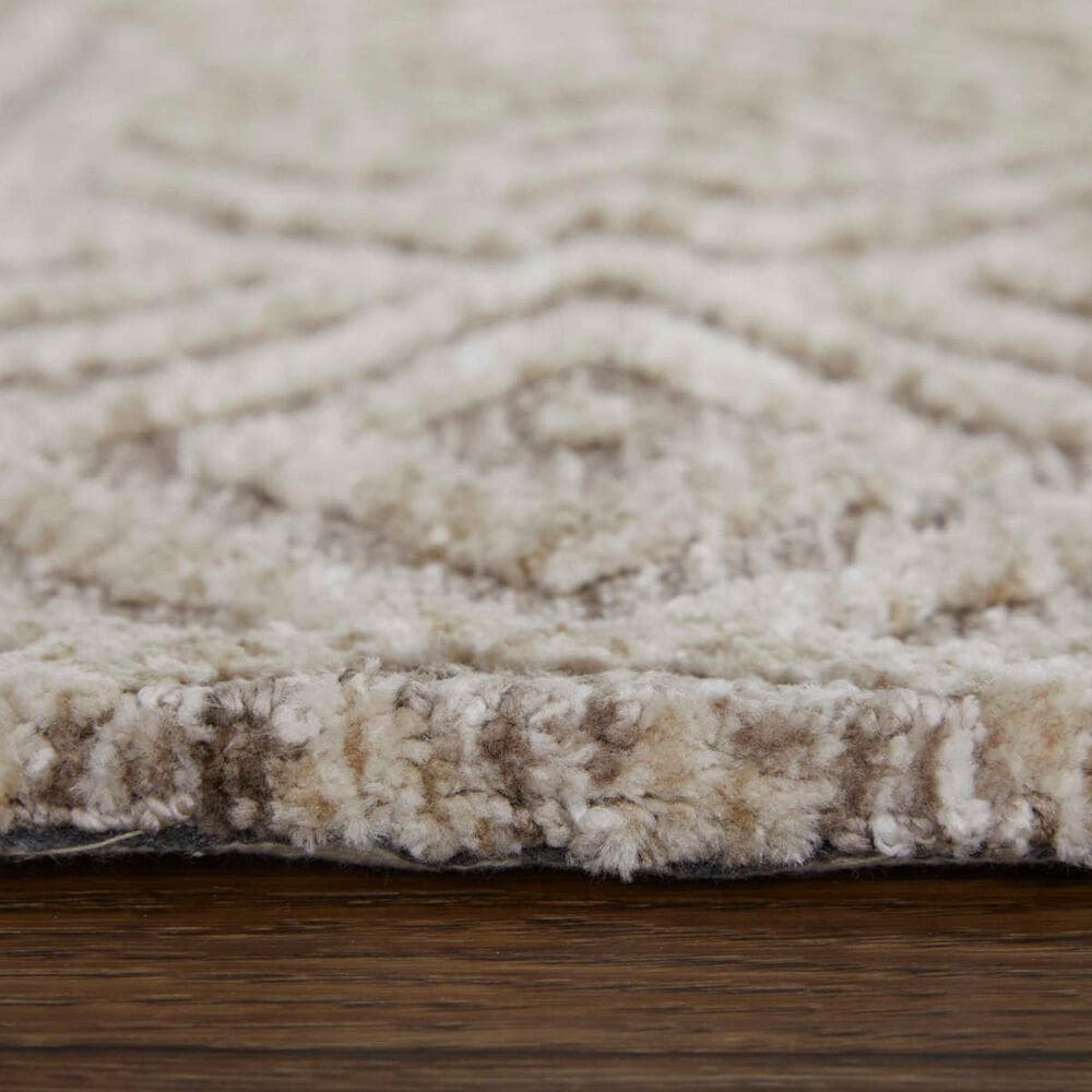 Feizy Colton 5&#39; x 7&#39; Brown Area Rug, , large