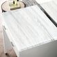 James Martin Vanities Addison 30" Makeup Vanity in Glossy White with 3 cm Arctic Fall Solid Surface Top, , large