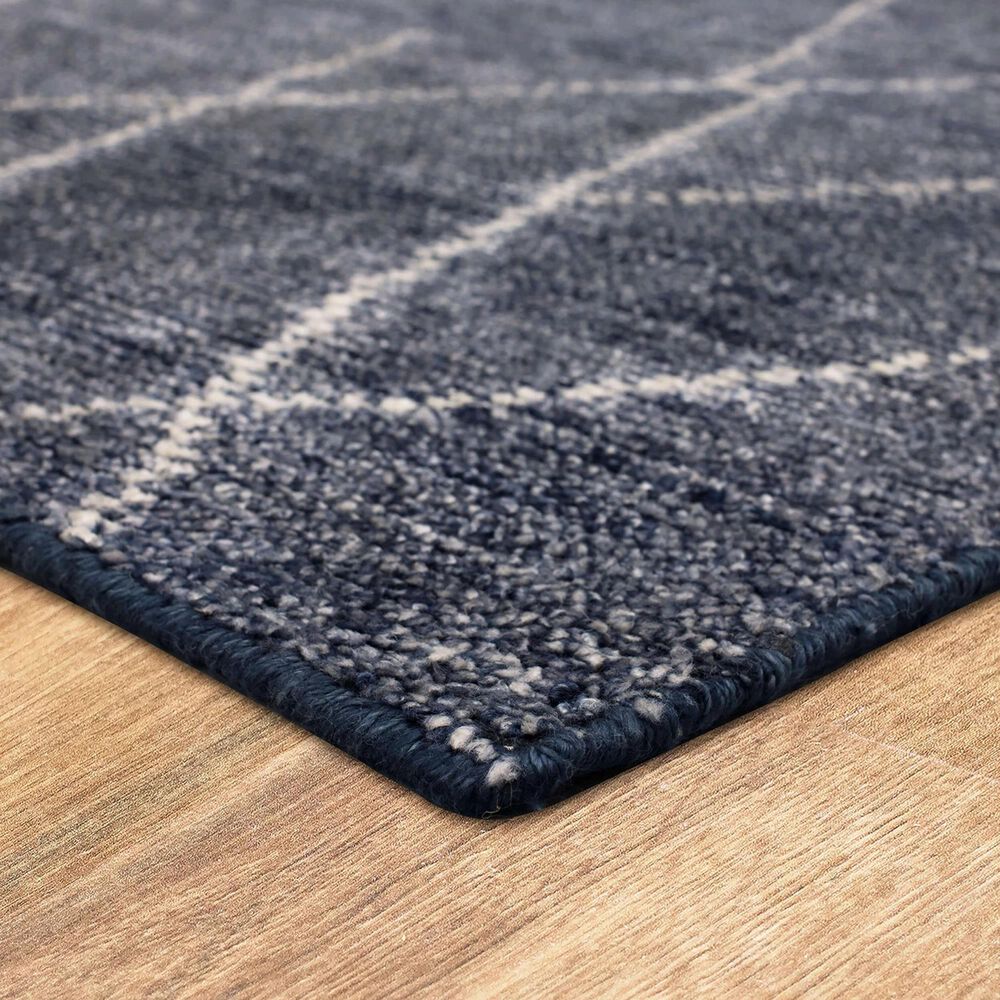 Karastan Tangier RG192-3259 8&#39; x 10&#39; Spartel Blue Steel Area Rug, , large