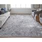 Feizy Micah 6"7" x 9"6" Silver and Gray Area Rug, , large