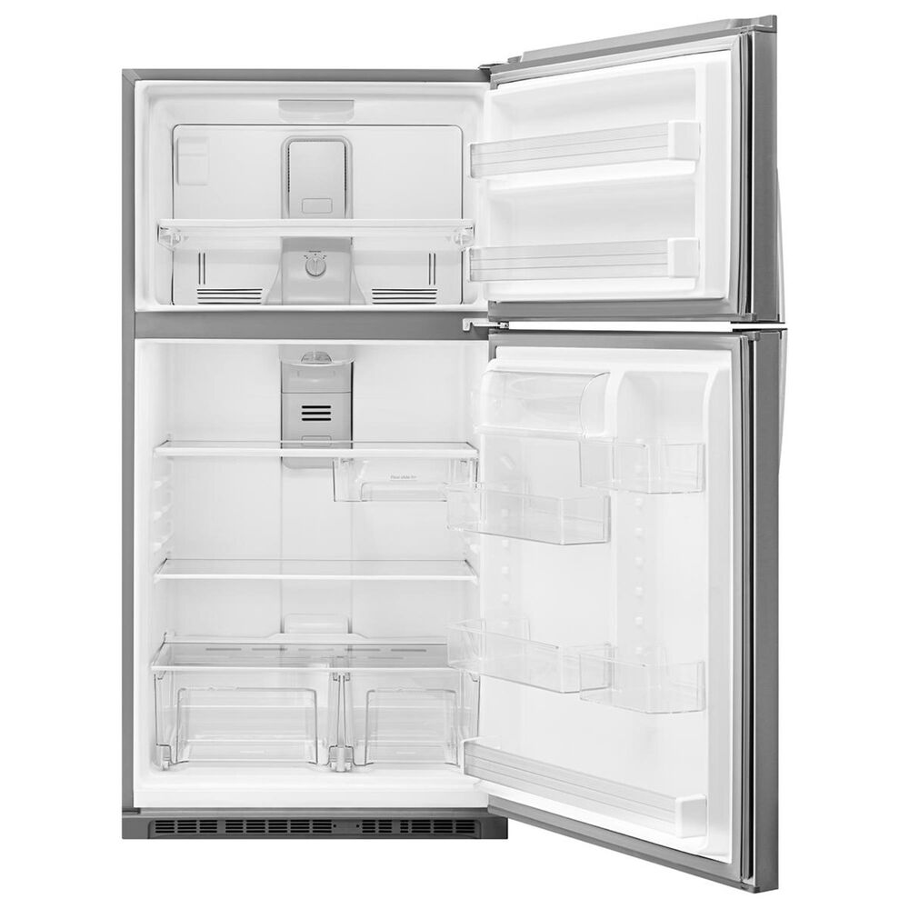Whirlpool 21 Cu. Ft. 33&quot; Wide Top-Freezer Refrigerator with LED Interior Lighting, , large