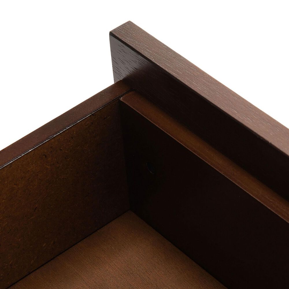 Safavieh Genevieve 54&quot; Media Stand in Black and Walnut, , large