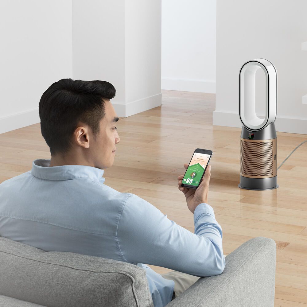 Dyson Purifier Hot+Cool Formaldehyde HP09 in White and Gold, , large