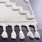 Safavieh Marrakesh MRK532B 4" x 6" Ivory and Grey Area Rug, , large