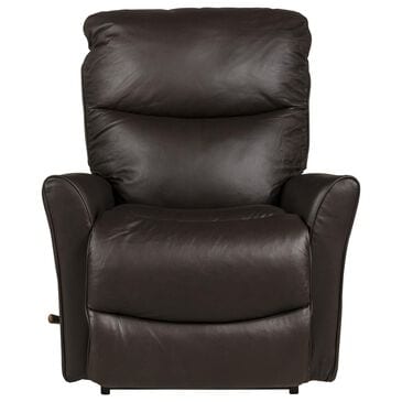 La-Z-Boy Rowan Leather Manual Rocker Recliner in Dark Brown, , large
