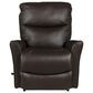 La-Z-Boy Rowan Leather Manual Rocker Recliner in Dark Brown, , large