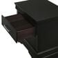 Crown Mark Amalia 2-Drawer Nightstand in Black, , large