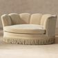 Jennifer Taylor Home Clara 34.5" Scalloped Pet Sofa Bed in Fawn Brown, , large