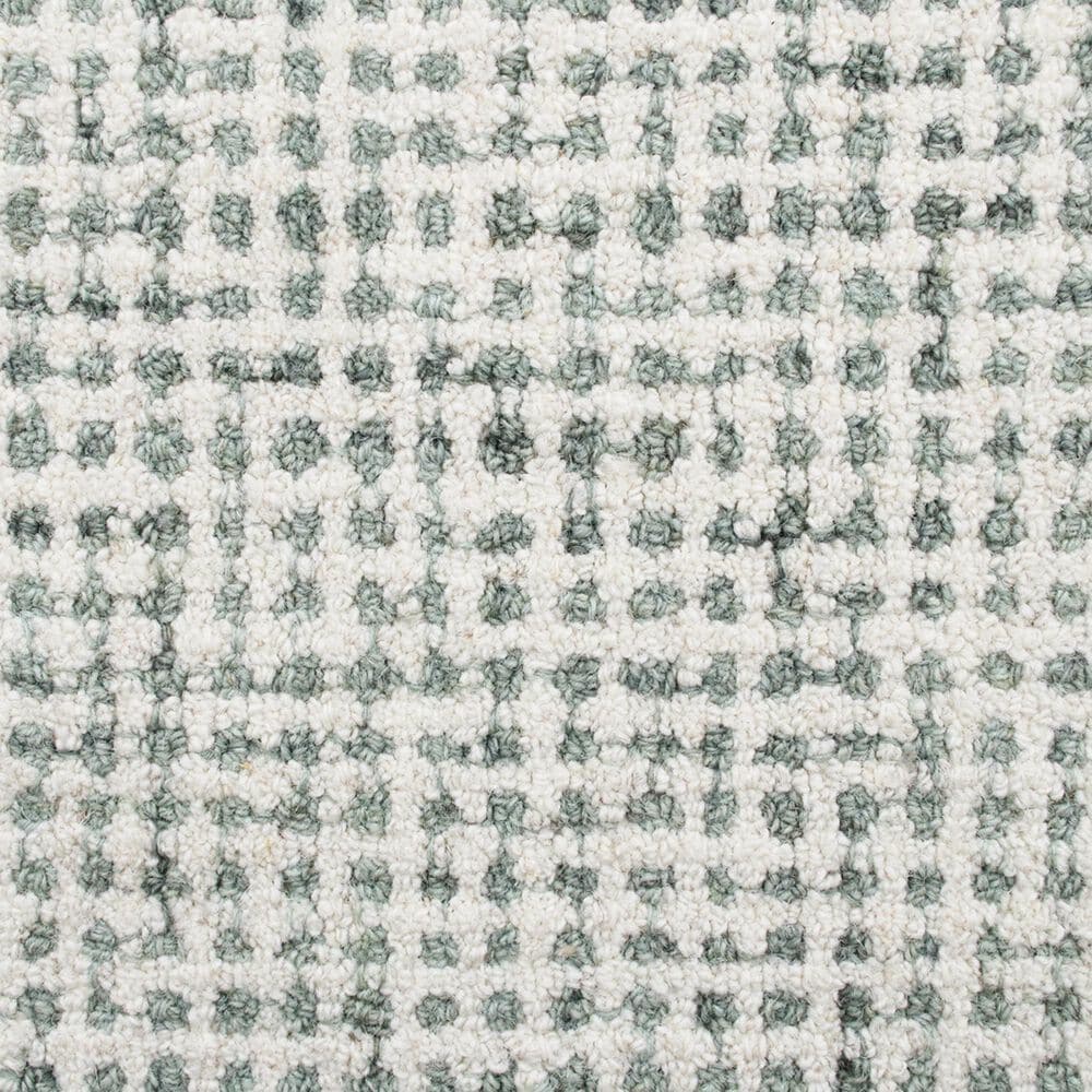 L&amp;R Resources Criss Cross Green 8&#39; Round Area Rug, , large