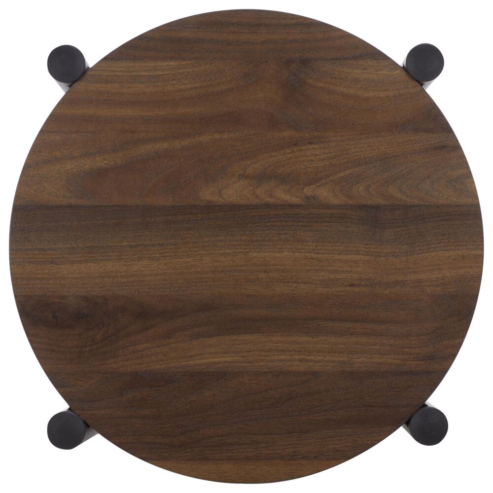 Safavieh Marami End Table in Walnut and Black, , large