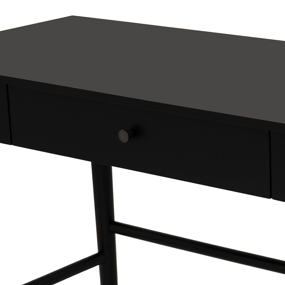 Linon Home Decor Charlotte Writing Desk in Black, , large
