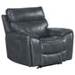 Hawthorne Furniture Summit Recliner with Power Headrest in Bolero Slate, , large
