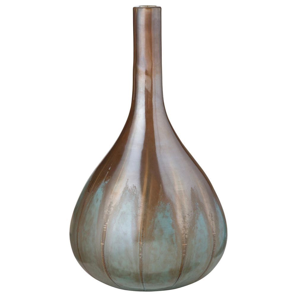 Slatehouse Alina Large Vase in Brown and Blue, , large