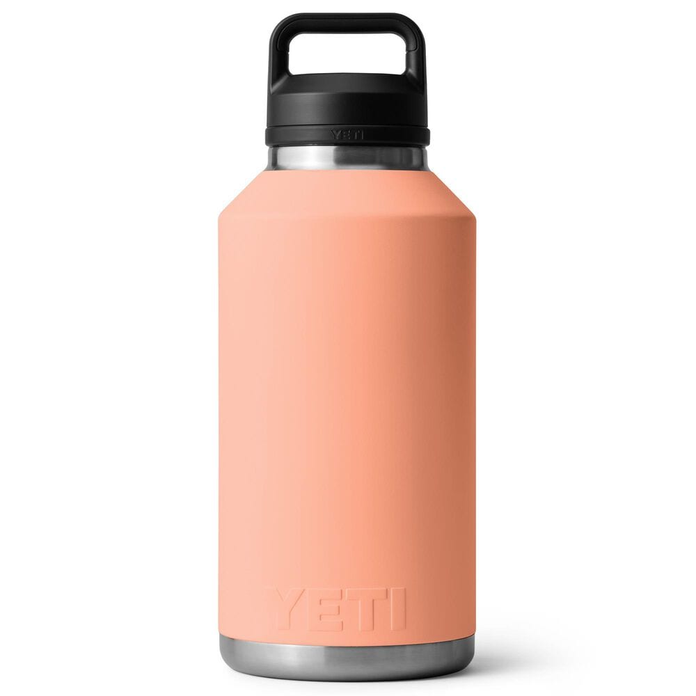 YETI Rambler 64 Oz Water Bottle with Chug Cap in Lowcountry Peach, , large