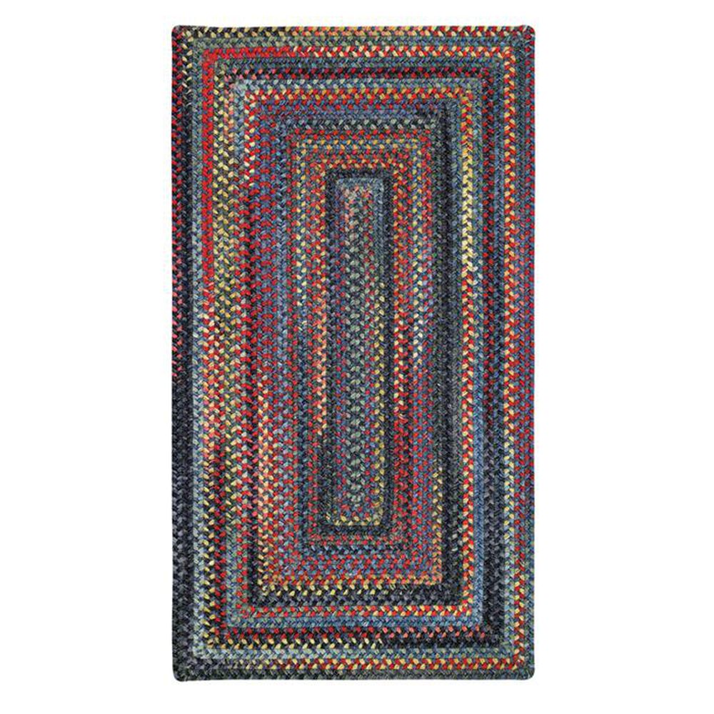 Capel Songbird 0103 3" x 5" Concentric Blue Jay Area Rug, , large