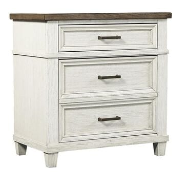 Riva Ridge Caraway 2-Drawer Nightstand in Aged Ivory, , large
