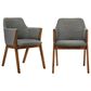 Blue River Renzo Dining Chair in Charcoal/Walnut (Set of 2), , large
