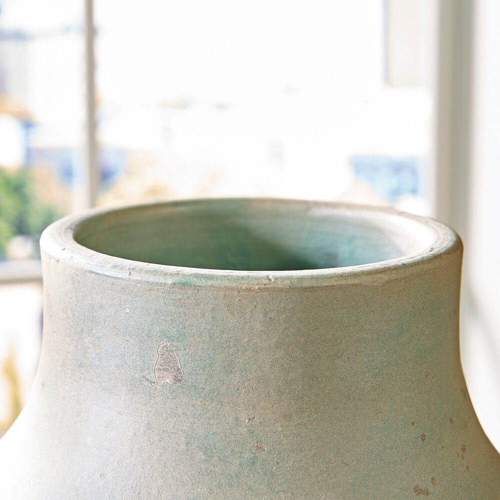 Ashley Baychester 10.25" Vase in Antique Green, , large
