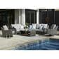 Ashley Elite Park Patio Coffee Table in Gray - Table Only, , large