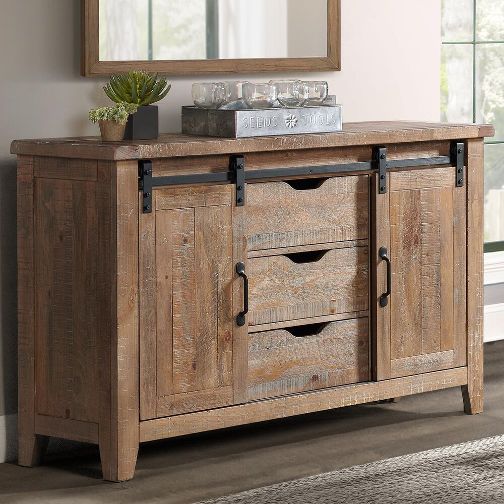 Hawthorne Furniture Highland Sideboard in Rustic Sand Wash, , large