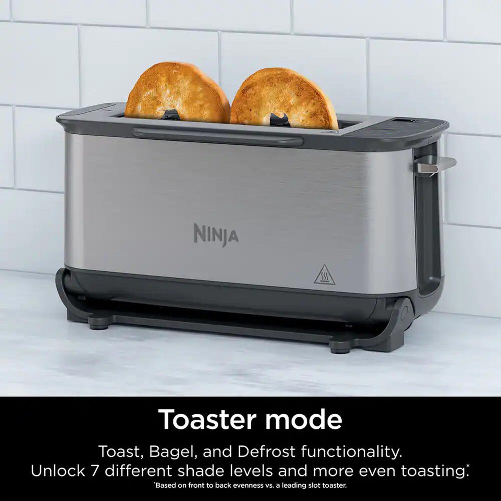 Ninja Ninja Foodi 2-In-1 Flip Toaster in Stainless Steel, , large