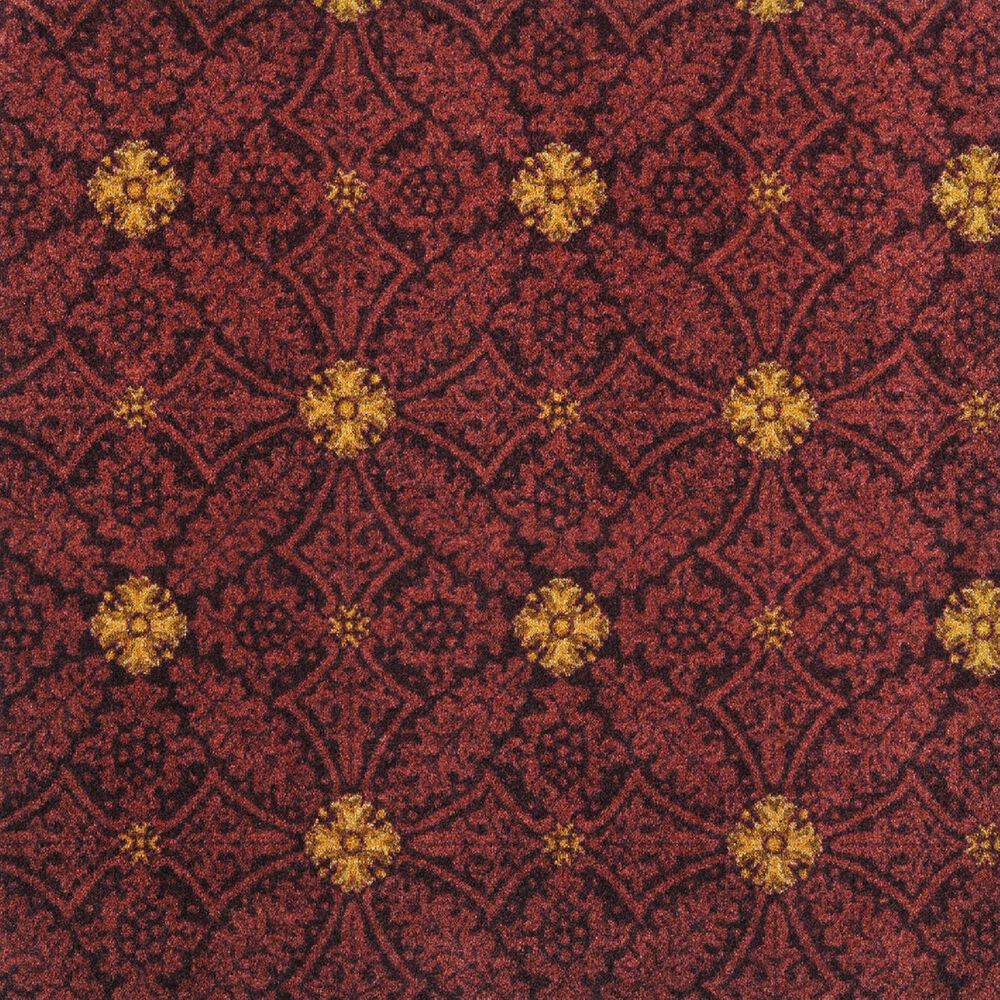 Milliken Brand Code Fort Wood Rough Rider Carpet in Burgundy, , large