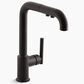 Kohler Purist Pull-Out Kitchen Sink Faucet in Matte Black, , large