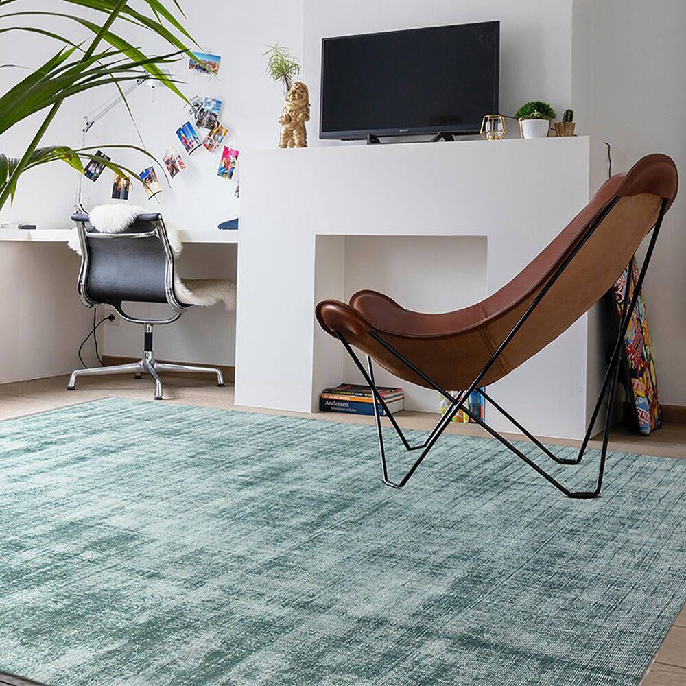 Amer Rugs Affinity 4&#39; x 6&#39; Sea Blue Area Rug, , large