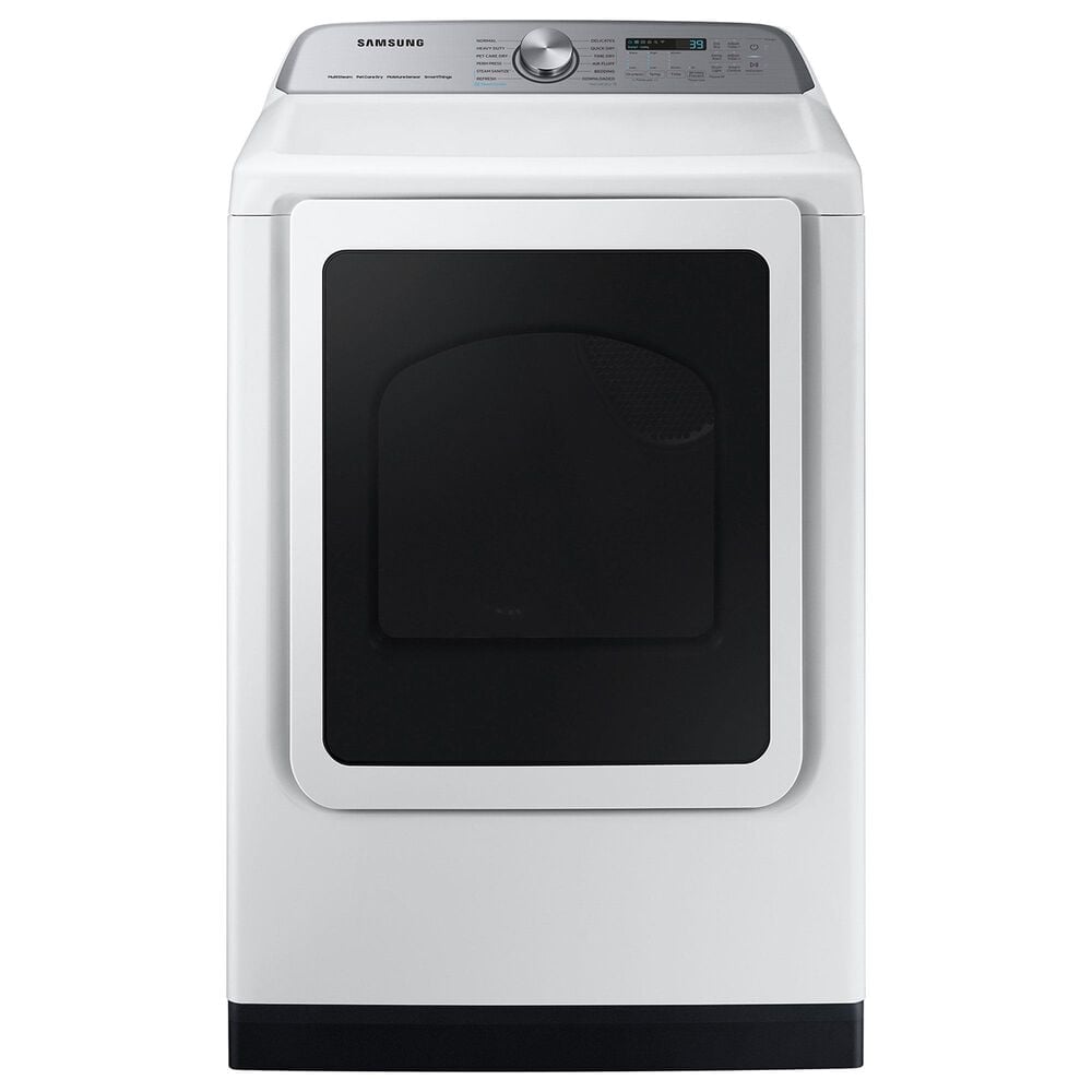 Samsung 7.4 cu. ft. Smart Gas Dryer with Steam Sanitize+ in White, , large