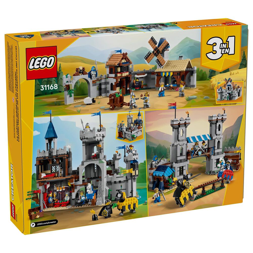LEGO Creator Medieval Knight Castle Building Set, , large
