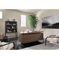 Four Hands Fallon Raffael Desk in Antique Brown and Gunmetal, , large