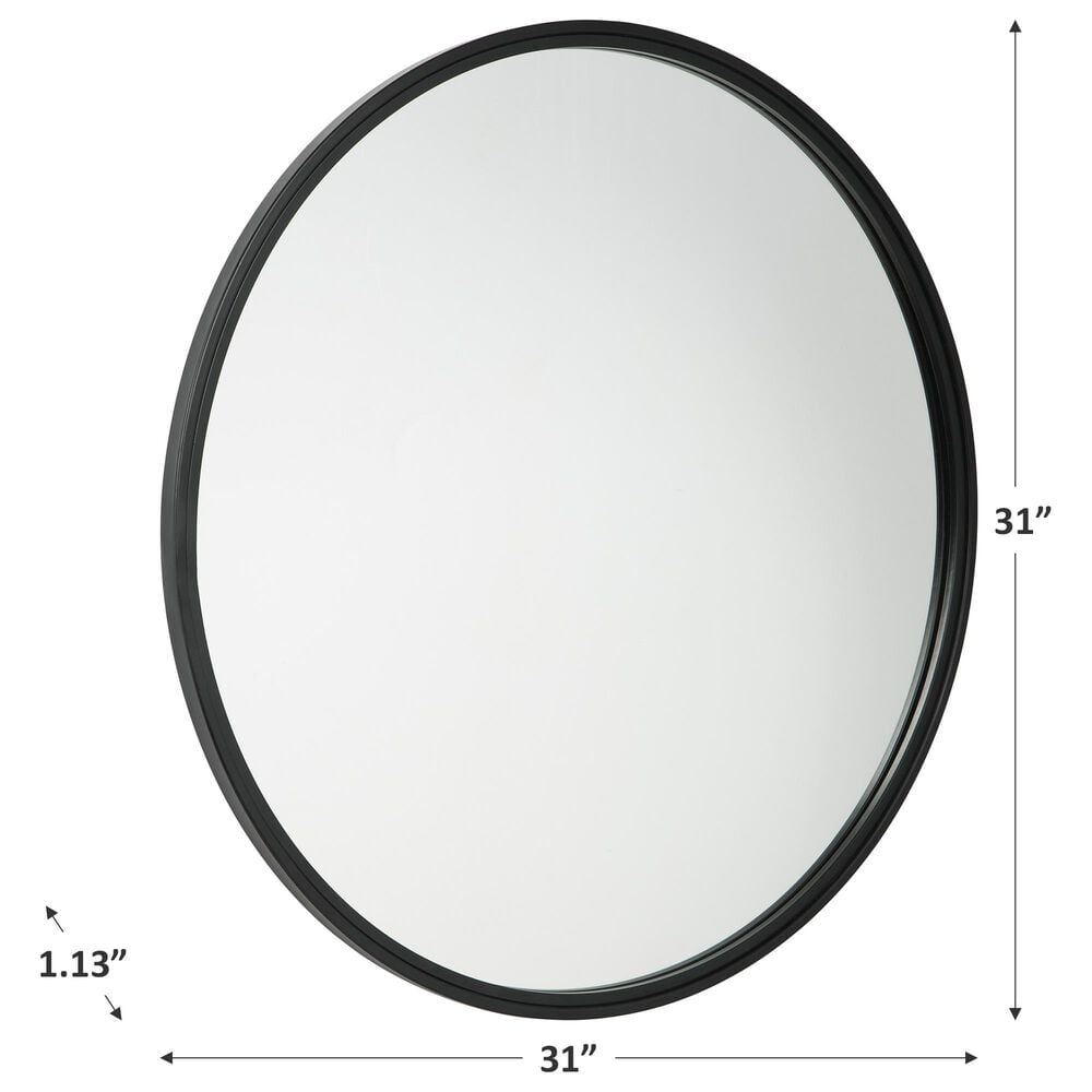 Ashley Brocky Accent Mirror in Black, , large