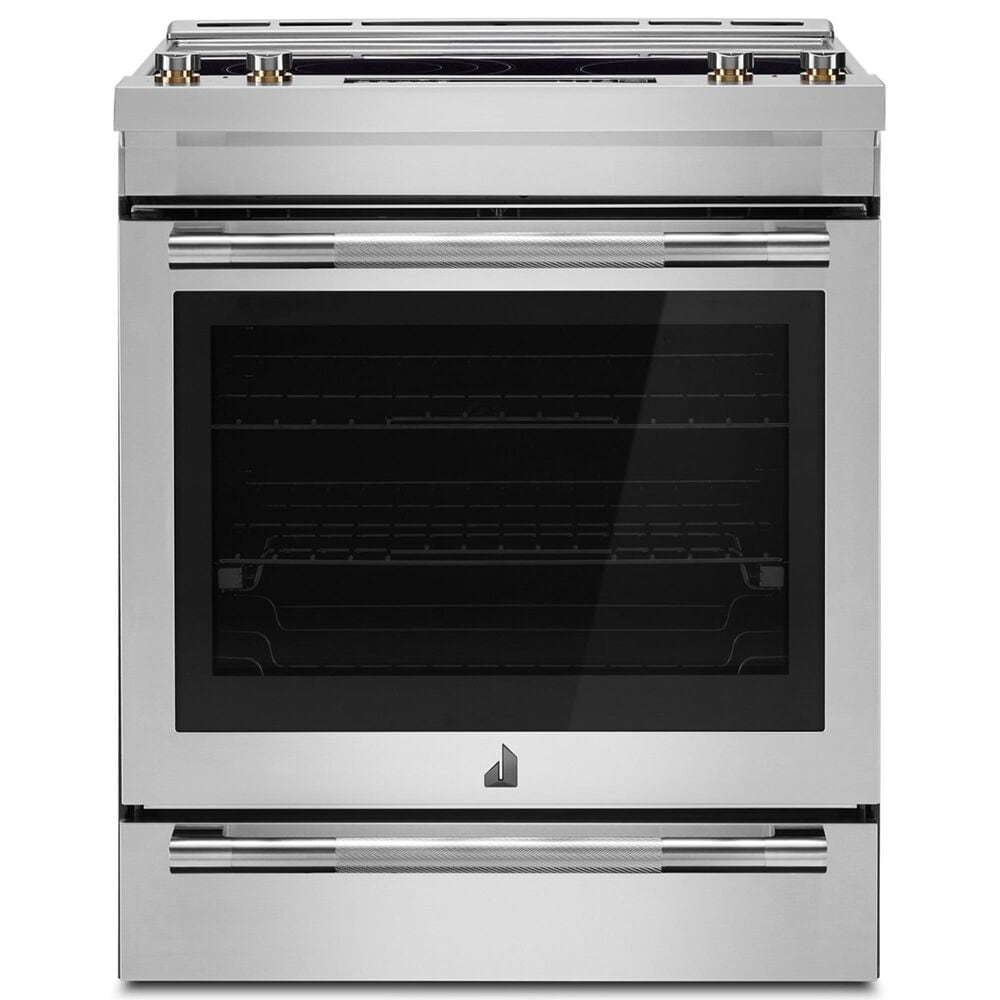 JennAir 6.8 Cu. Ft. Slide-In Electric Range in Stainless Steel and Black, , large