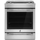 JennAir 6.8 Cu. Ft. Slide-In Electric Range in Stainless Steel and Black, , large