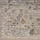 Nourison Lynx LNX02 2"3" x 8" Ivory and Taupe Runner, , large