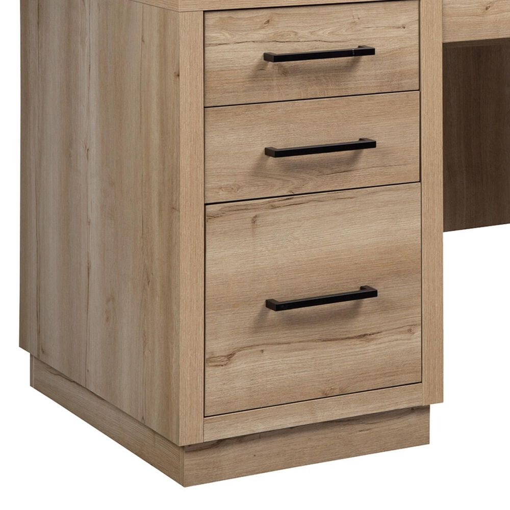 Riva Ridge Harman 3-Piece Executive Desk with Bookcase and File Cabinet Set in Creamy Natural, , large
