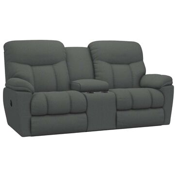 La-Z-Boy Morrison Manual Console Reclining Loveseat in Indigo, , large