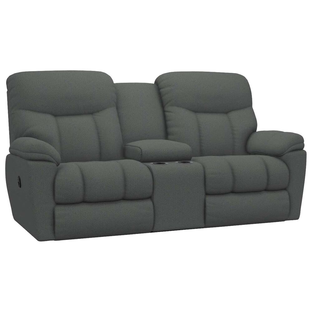 La-Z-Boy Morrison Manual Console Reclining Loveseat in Indigo, , large