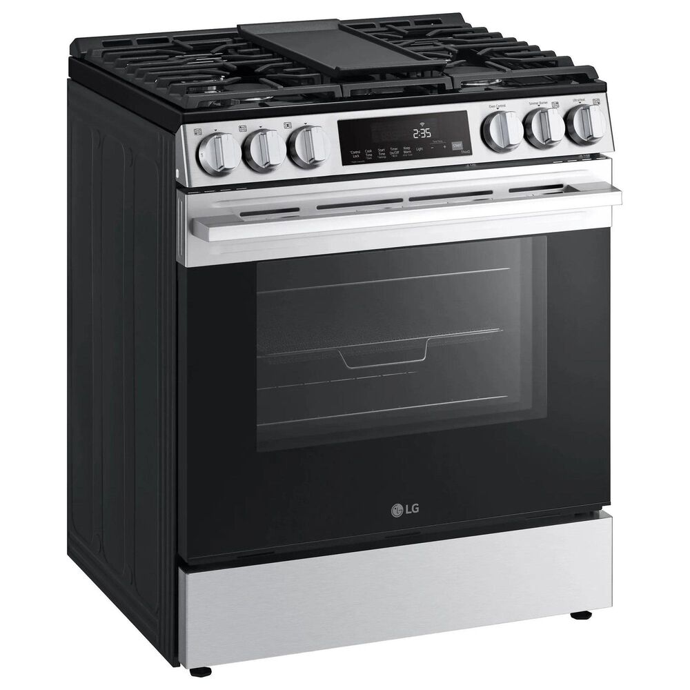 LG 5.8 Cu. Ft. Slide-in Gas Range in PrintProof Stainless Steel, , large