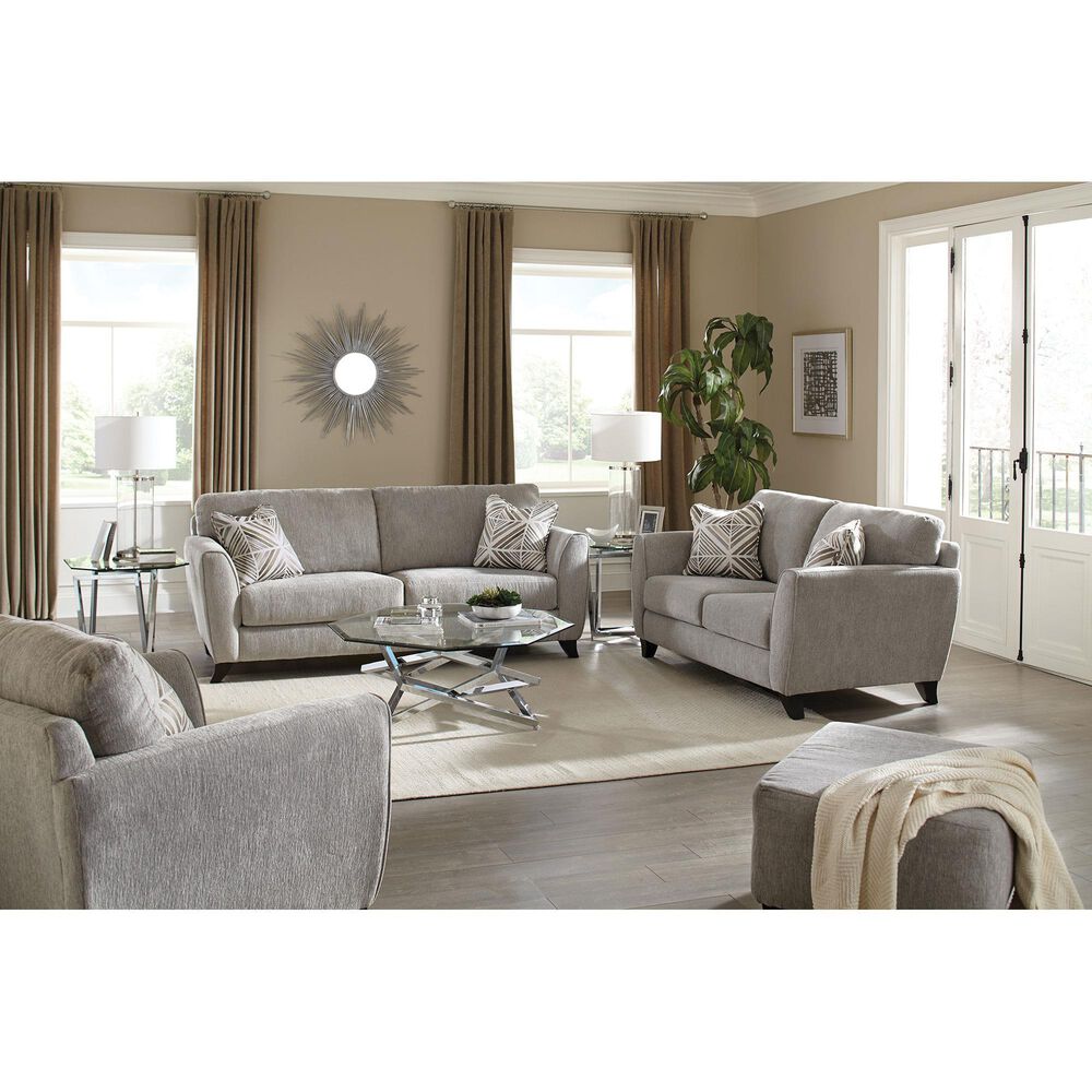 Catnapper Alyssa Ottoman in Pebble, , large
