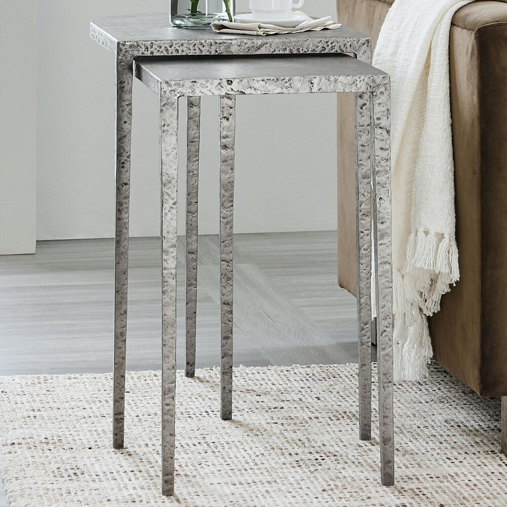 Hooker Furniture Chapman Nesting Tables in Silver &#40;Set of 2&#41;, , large